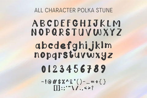 Polka Stune - Cute Handwritten Font Font Masyafi Studio 