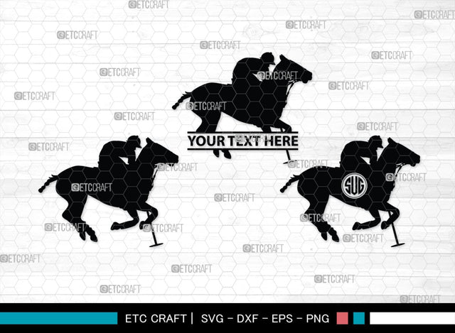 Polo Horse Monogram, Polo Horse Silhouette, Polo Horse SVG, Riding Horse Svg, Cowboy Svg, Cowboy Horse Svg, Running Horse Svg, SB00305 SVG ETC Craft 
