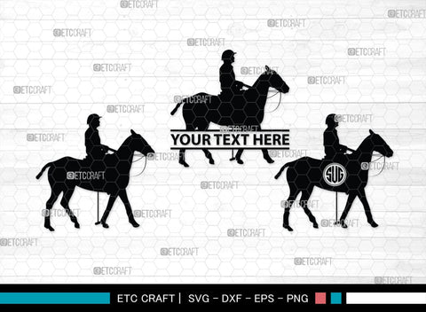 Polo Horse Monogram, Polo Horse Silhouette, Polo Horse SVG, Riding Horse Svg, Cowboy Svg, Cowboy Horse Svg, Running Horse Svg, SB00305 SVG ETC Craft 