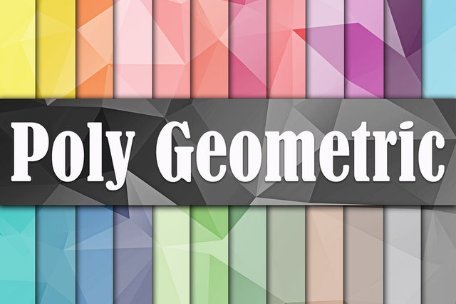Poly Geometric Digital Paper Sublimation Old Market 