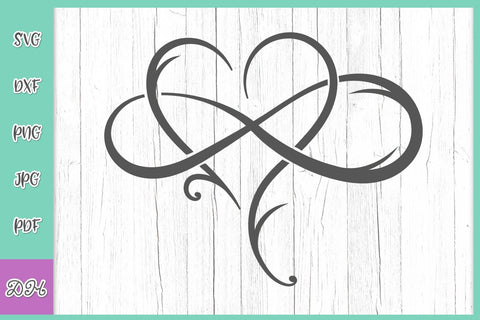 Polyamory Heart Infinity Symbol Neverending Endless Love Romantic Sign SVG, PNG, DXF, PDF, JPG SVG Digitals by Hanna 