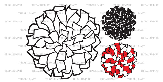 Pom Pom SVG TribaliumArtSF 