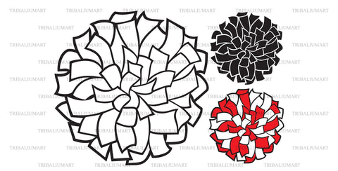 Pom Pom SVG TribaliumArtSF 