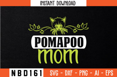 POMAPOO MOM T-Shirt Design SVG Nbd161 