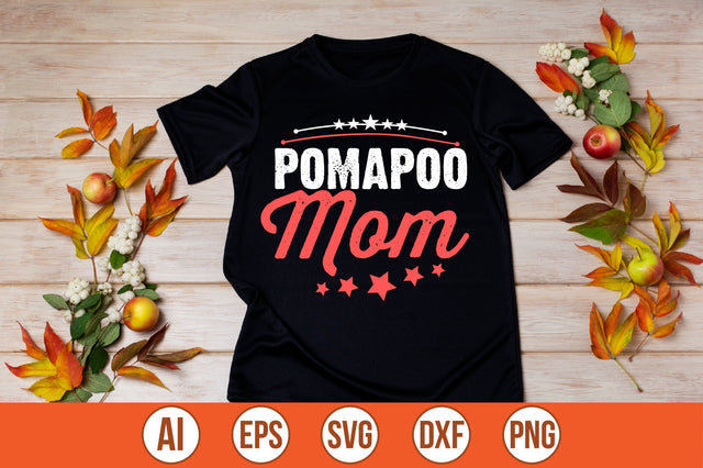 pomapoo mom t-shirt design SVG shah alam 