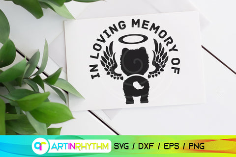 Pomeranian Pet Dog Memorial SVG SVG Artinrhythm shop 
