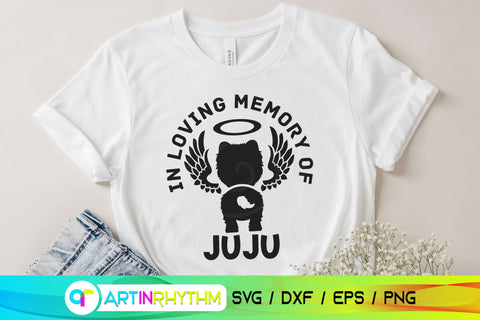 Pomeranian Pet Dog Memorial SVG SVG Artinrhythm shop 