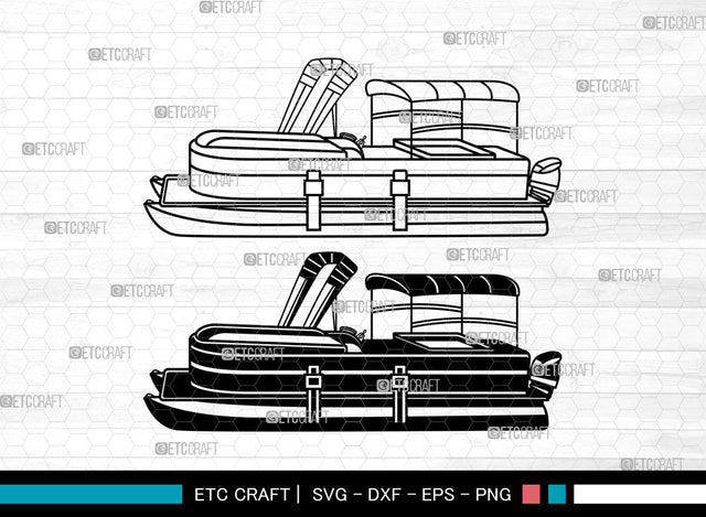 Pontoon Boat SVG, Lake Boat svg, Boat Svg, River Boat Svg, Pontoon Svg, Pontoon Boat Svg SVG ETC Craft 