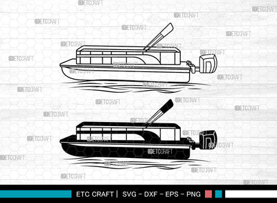 Pontoon Boat SVG, Lake Boat svg, Boat Svg, River Boat Svg, Pontoon Svg, Pontoon Boat Svg SVG ETC Craft 