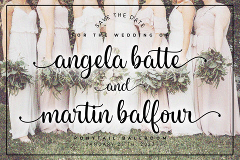 Ponytails Font love script 