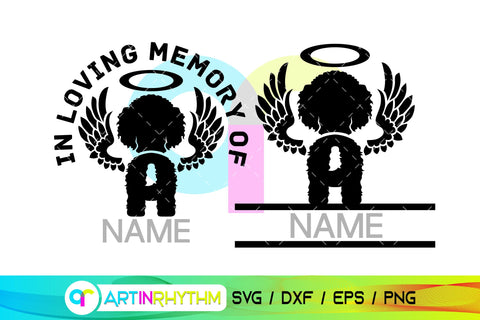Poodle Golden doodle Dog Memorial SVG SVG Artinrhythm shop 