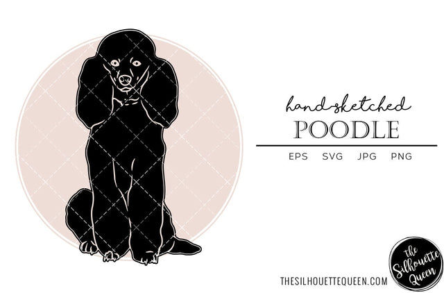 Poodle Sketch SVG Loveleen Kaur 