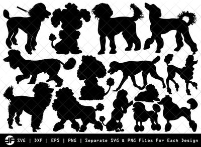 Poodle SVG | Animal SVG | Silhouette Bundle | SVG Cut File SVG ETC Craft 