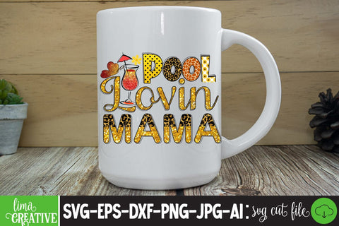 Pool Lovin Mama Sublimation PNG Sublimation Insomnia Std 