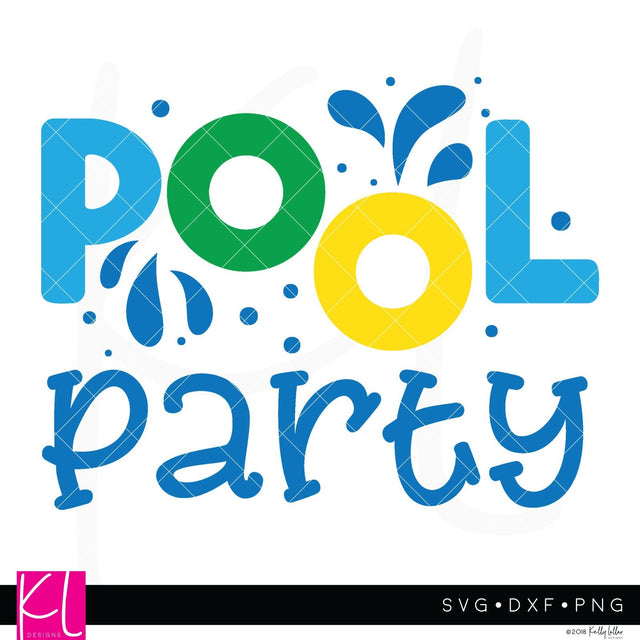 Pool Party SVG Kelly Lollar Designs 