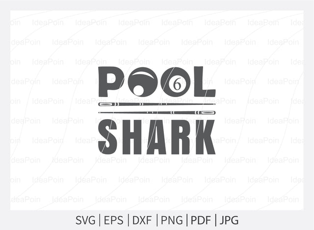 Pool shark Svg, Billiards Pool SVG File, Billiards Pool Designs, Billiards Cut files, Billiards Pool Bundle, Billiards Cricut, Billiards Clipart SVG Dinvect 