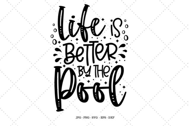 Pool Sign, Pool Decor, Summer Decor, Outdoor Wall Decor, Water Signs, Swim Decor, Pool House Decor, Pool Party SVG SVG Digital Designer 