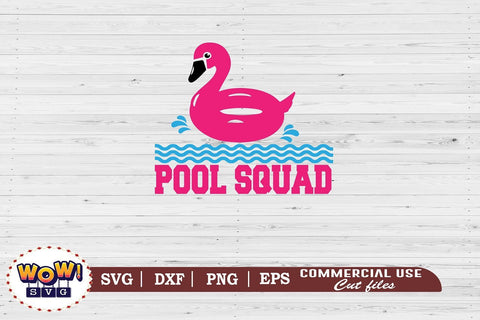 Pool squad svg, Summer svg, Summing pool svg, Png, Dxf SVG Wowsvgstudio 