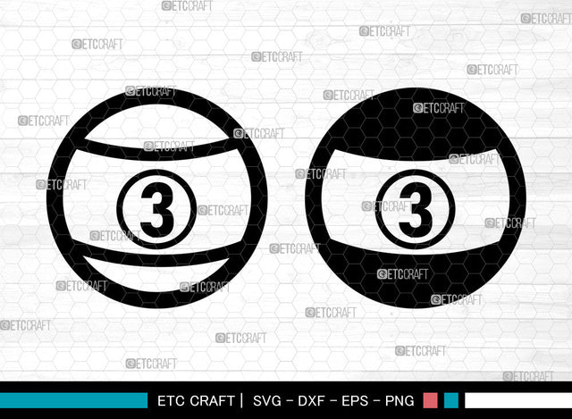 Pool SVG, Snooker Svg, Billiards Svg, Billiard Ball Svg, Split Monogram, Pool SVG ETC Craft 