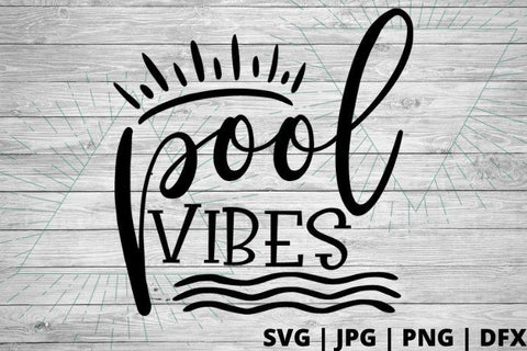 Pool Vibes SVG Good Morning Chaos 