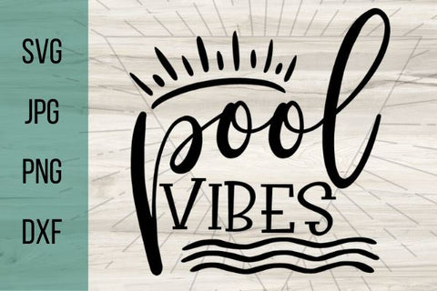 Pool Vibes SVG Good Morning Chaos 