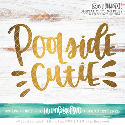 Poolside Cutie SVG Lilium Pixel SVG 