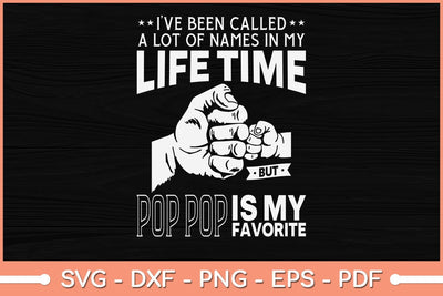 Pop Pop Grandparents Day Fathers Day Svg Cutting File SVG Helal 