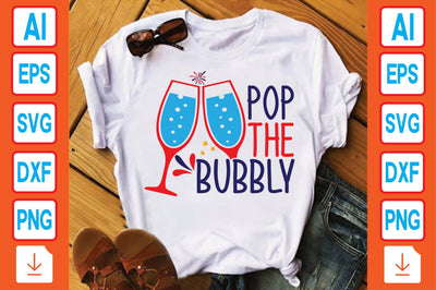 Pop the Bubbly SVG Craftlabsvg24 