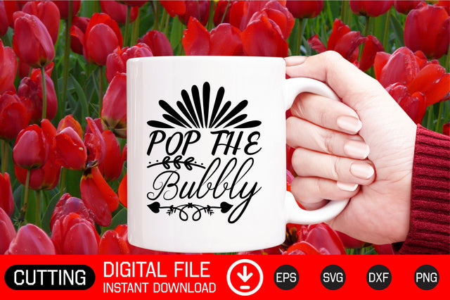 Pop the Bubbly SVG CraftlabSvg29 