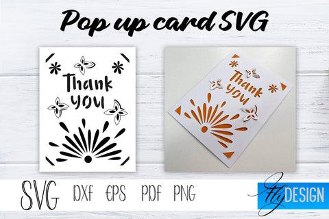 Pop Up Card SVG, Pop-Up Greeting Card, Cricut Pop Up Card, Pop Up Card for Valentine SVG, Mothers Day Svg, 3D Card, Birthday SVG Card Bundle SVG Fly Design 