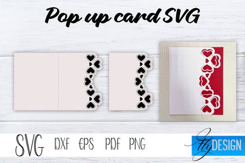 Carte pop-up cadeau - Fichiers SVG, SILHOUETTE STUDIO, EPS, DXF