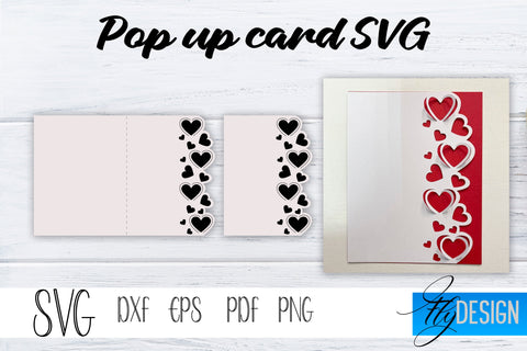 Pop Up Card SVG, Pop-Up Greeting Card, Cricut Pop Up Card, Pop Up Card for Wedding SVG, Mothers Day Svg, 3D Card, Birthday SVG Card Bundle SVG Fly Design 