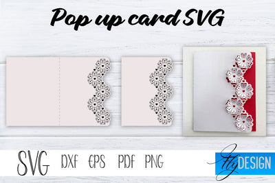 Pop Up Card SVG, Pop-Up Greeting Card, Cricut Pop Up Card, Pop Up Card for Wedding SVG, Mothers Day Svg, 3D Card Svg, Birthday SVG Card SVG Fly Design 