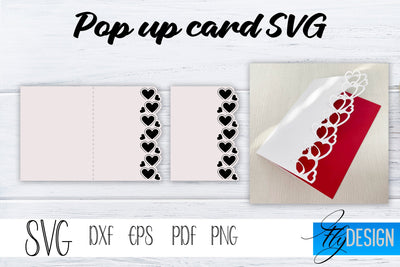 Pop Up Card SVG, Pop-Up Greeting Card, Cricut Pop Up Card, Pop Up Card for Wedding SVG, Mothers Day Svg, 3D Card Svg, Birthday SVG Card v.4 SVG Fly Design 