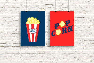 Popcorn Duo SVG Designed by Geeks 