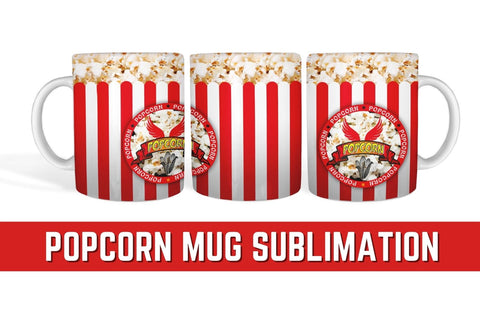 Popcorn Mug Sublimation Sublimation SvgOcean 