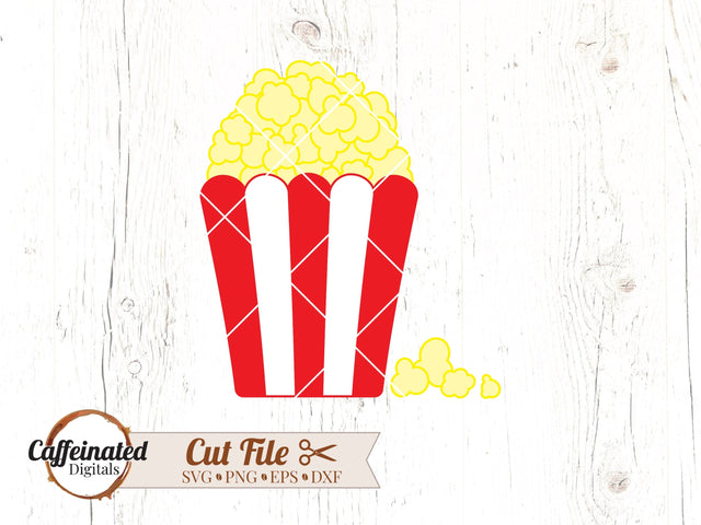 Popcorn svg SVG Caffeinated SVGs 