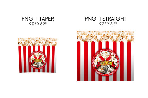 Popcorn Tumbler Sublimation Sublimation SvgOcean 