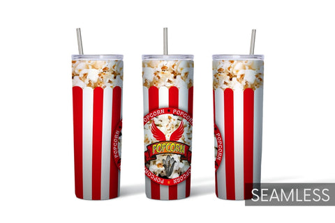 Popcorn Tumbler Sublimation Sublimation SvgOcean 