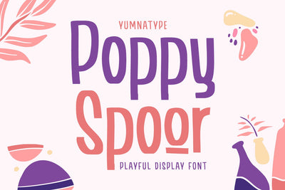Poppy Spoor Font yumnatype 
