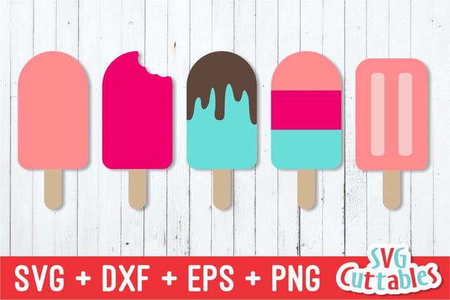 Popsicles Svg Cuttables 