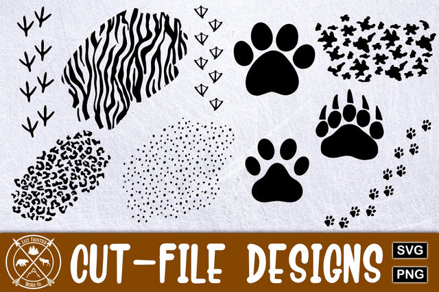 Popular Animal Print and tracks SVG SVG Last Frontier Design Co. 