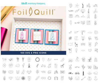 Popular SVG Foil Quill Design Bundle (100 Set) SVG We R Memory Keeper's Foil Quill 