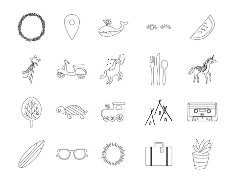 Popular SVG Foil Quill Design Bundle (100 Set) SVG We R Memory Keeper's Foil Quill 