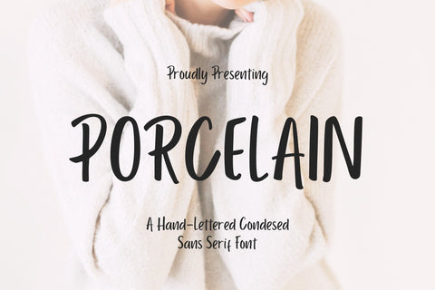 Porcelain Sans Serif Font Creatype Studio 