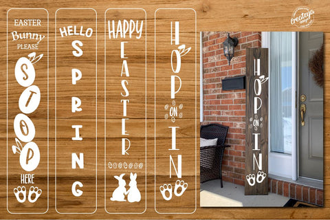 Porch easter sign. Happy Easter porch. Easter sign. Easter SVG SVG Createya Design 