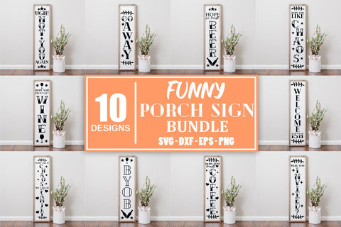 Porch Sign Svg Bundle Sign Svg Funny Svg Farmhouse Svg Porch Sign Svg Funny Porch Sign Svg Funny Farmhouse Sign Svg Farmhouse Porch Sign SVG Whistlepig Designs 
