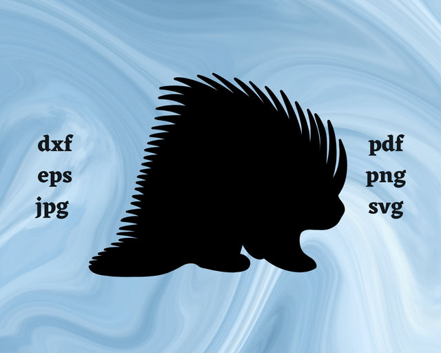 Porcupine SVG Cut File SVG Northern Light SVG 