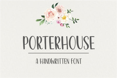 Porterhouse Font Sunday Nomad 