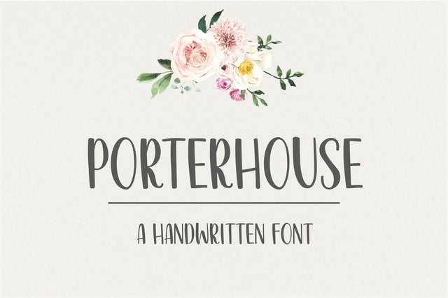 Porterhouse Font Sunday Nomad 